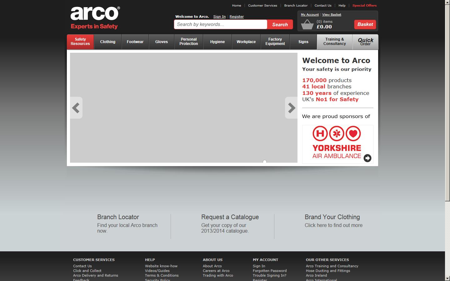 Arco Ltd Website