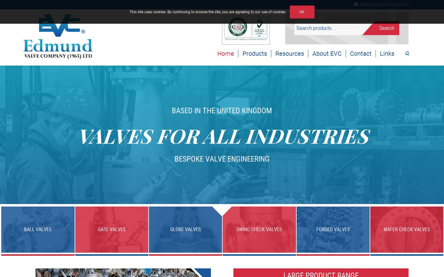 Edmund Valve Co Website