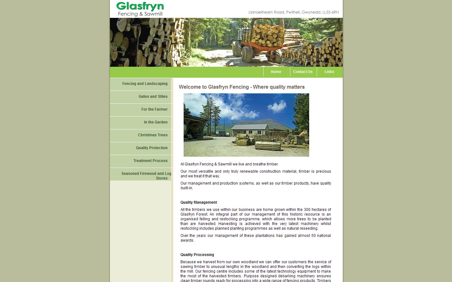 Glasfryn Fencing Centre Website