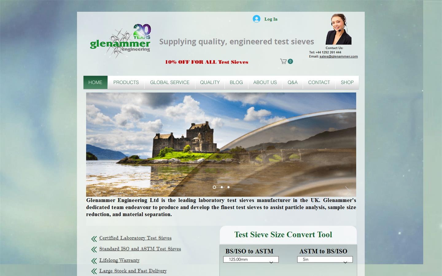 Glenammer Engineering Website