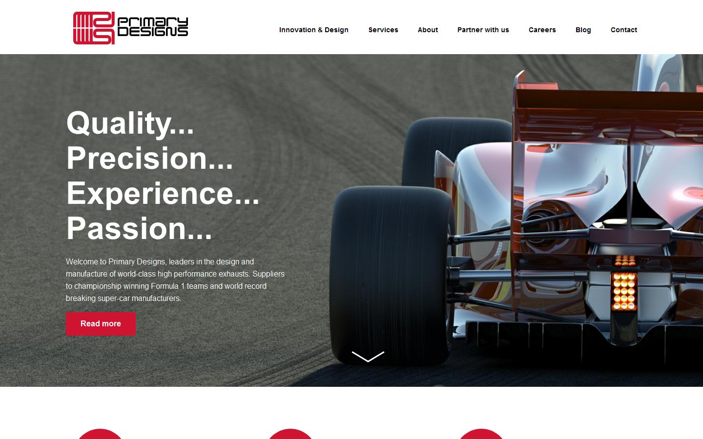 Primary Designs Website