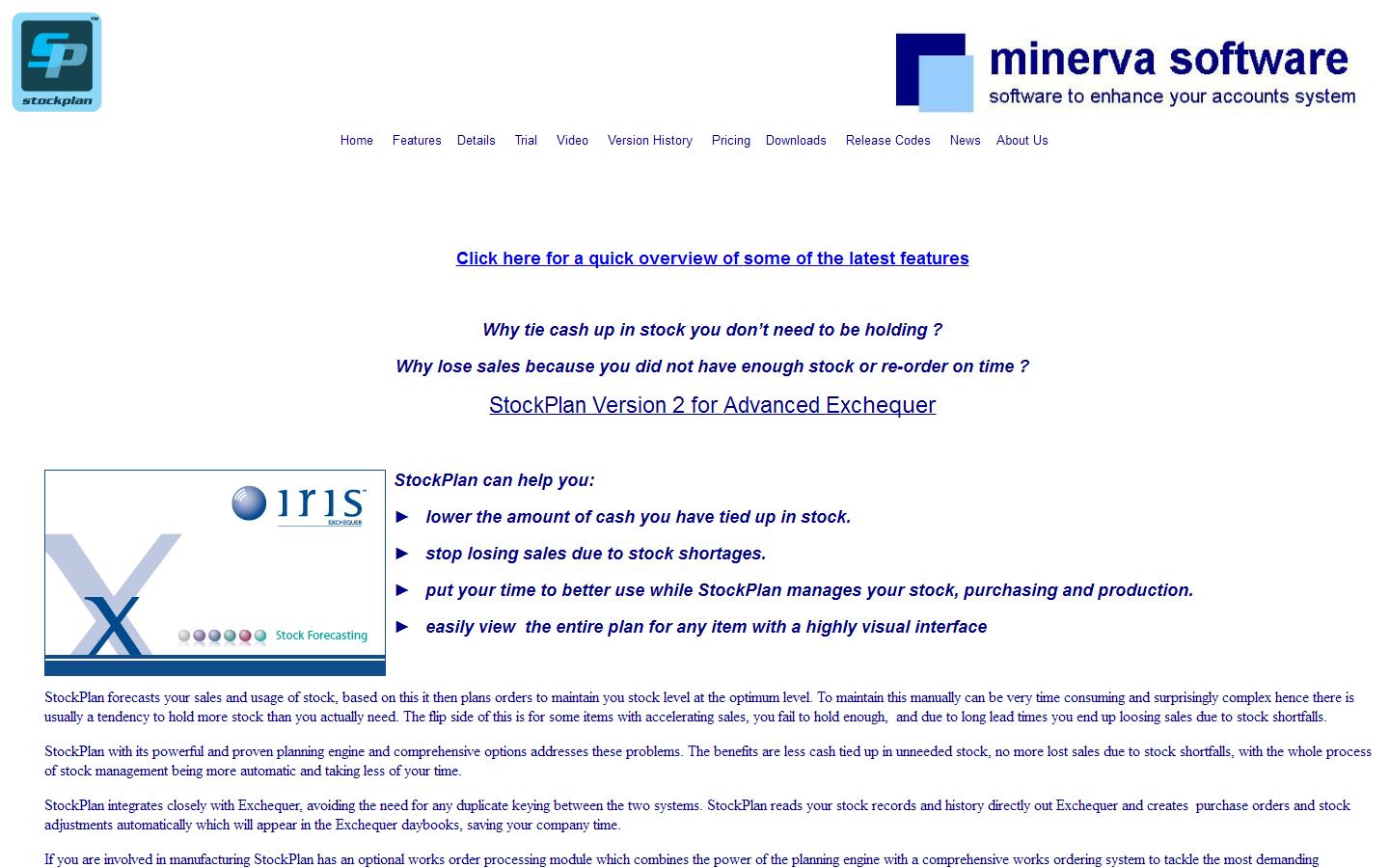 Minerva Software Website