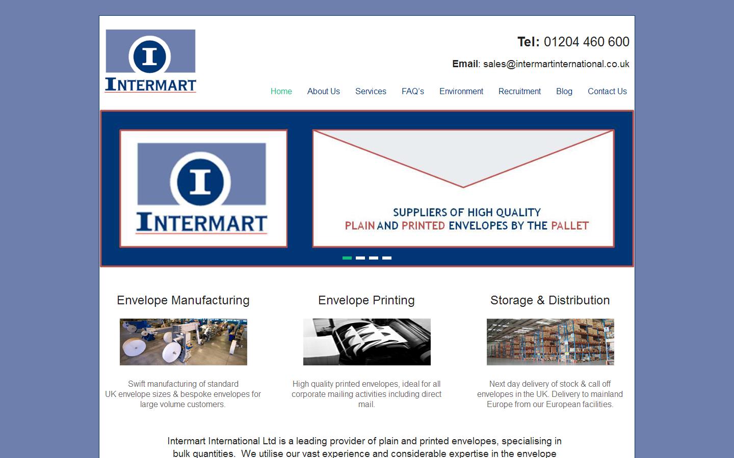 Intermart International Ltd Website