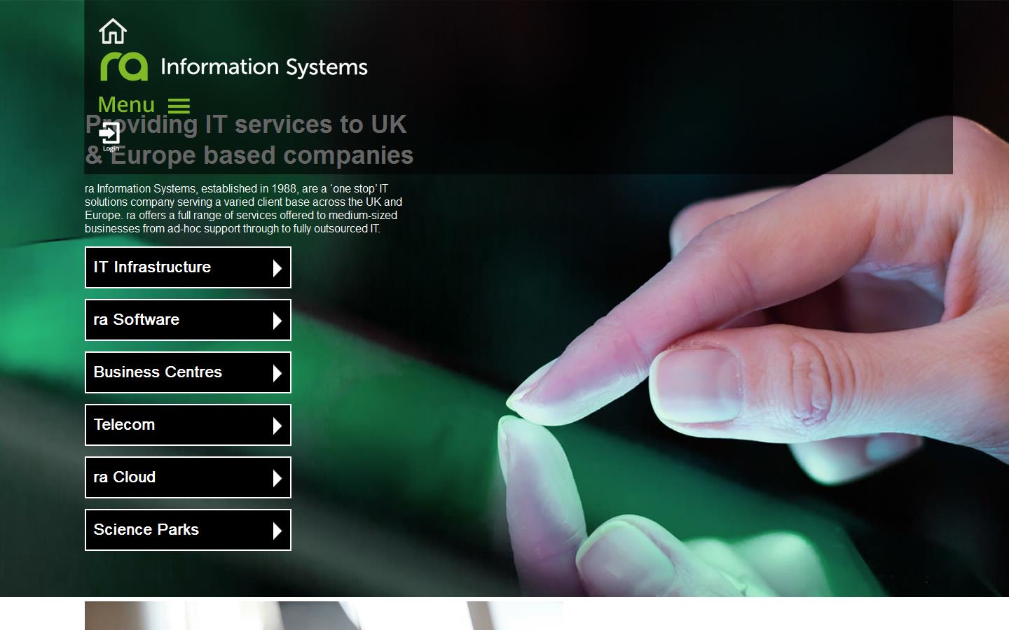 RA Information Systems Website