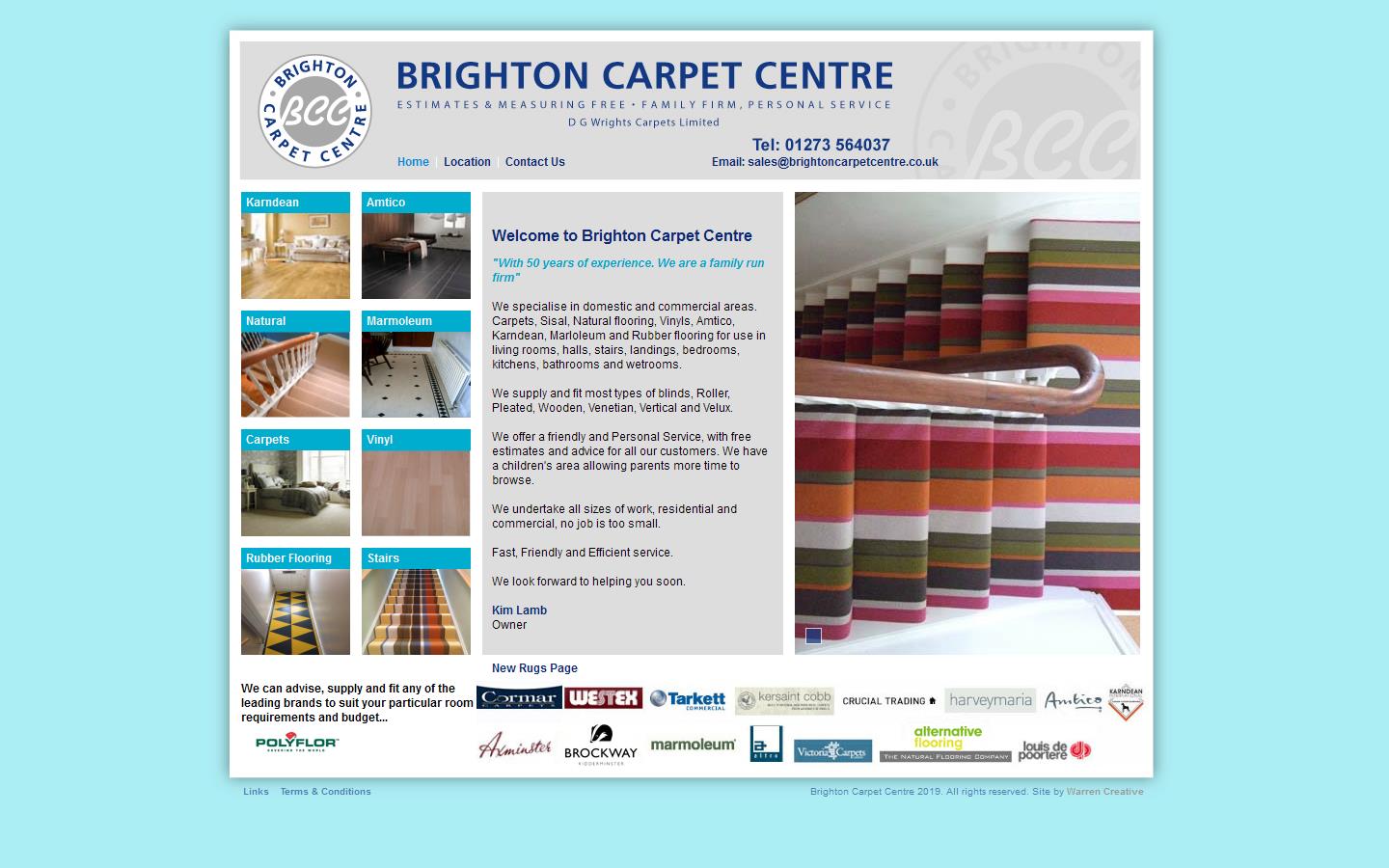 Brighton Carpet Centre Website