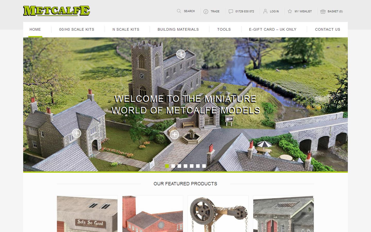 Metcalfe Models & Toys Website