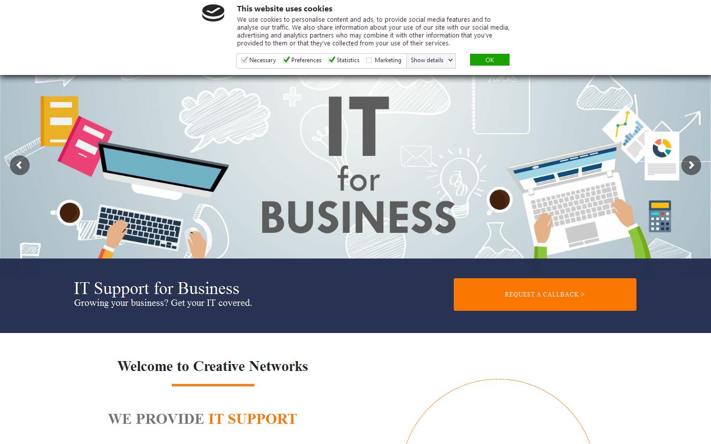 Creative Networks Website