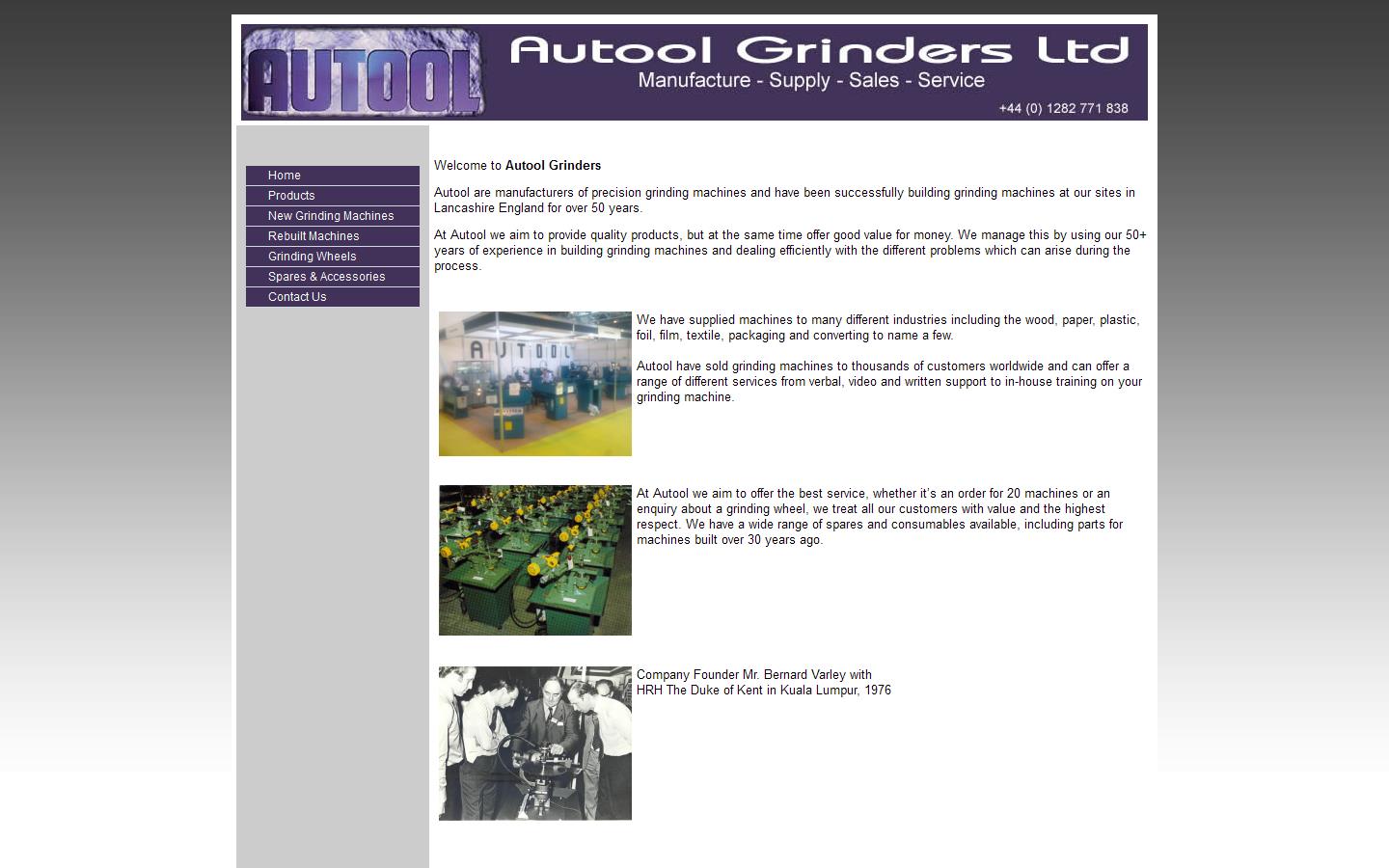 Autool Grinders Ltd Website