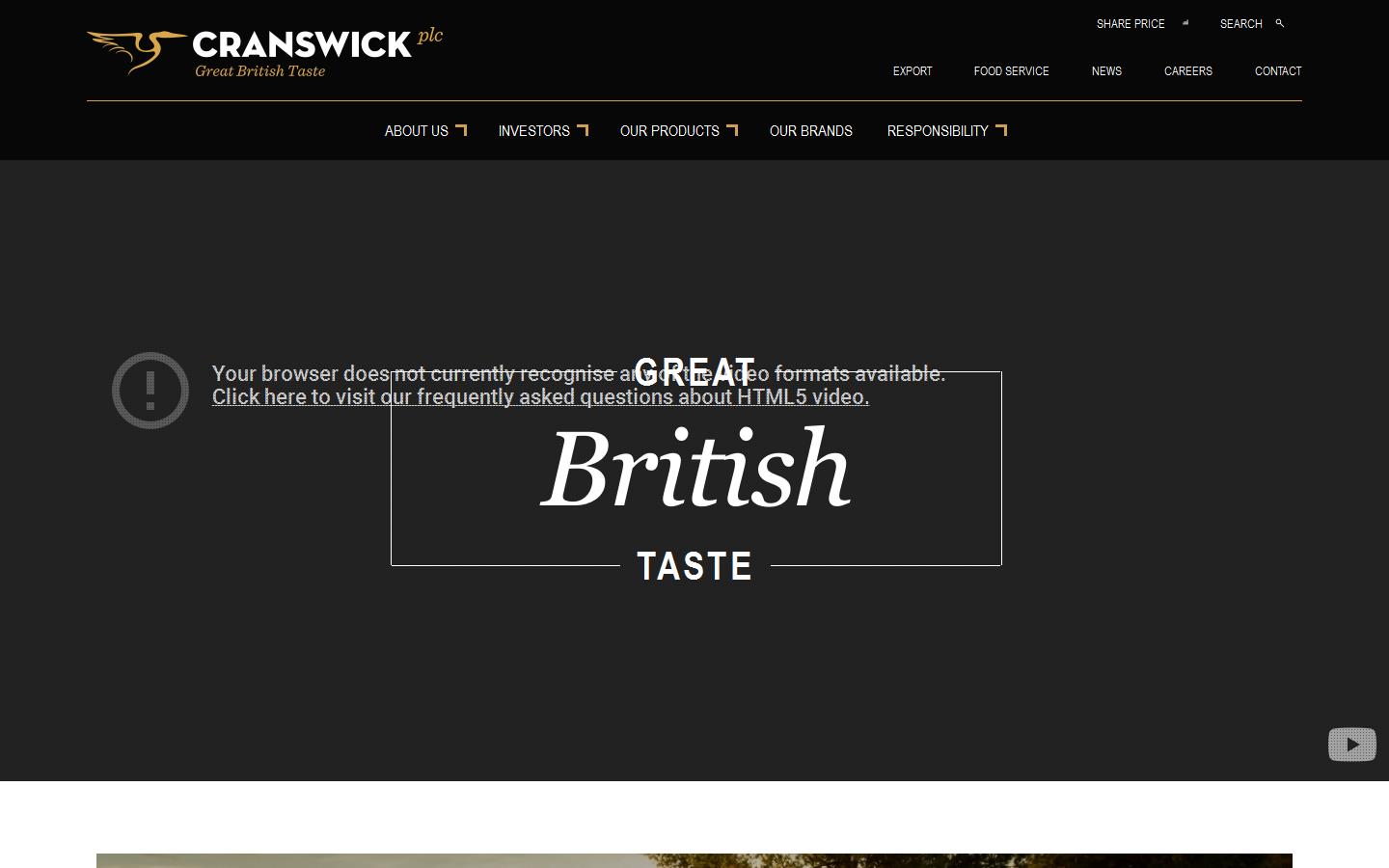 Cranswick Country Foods Website