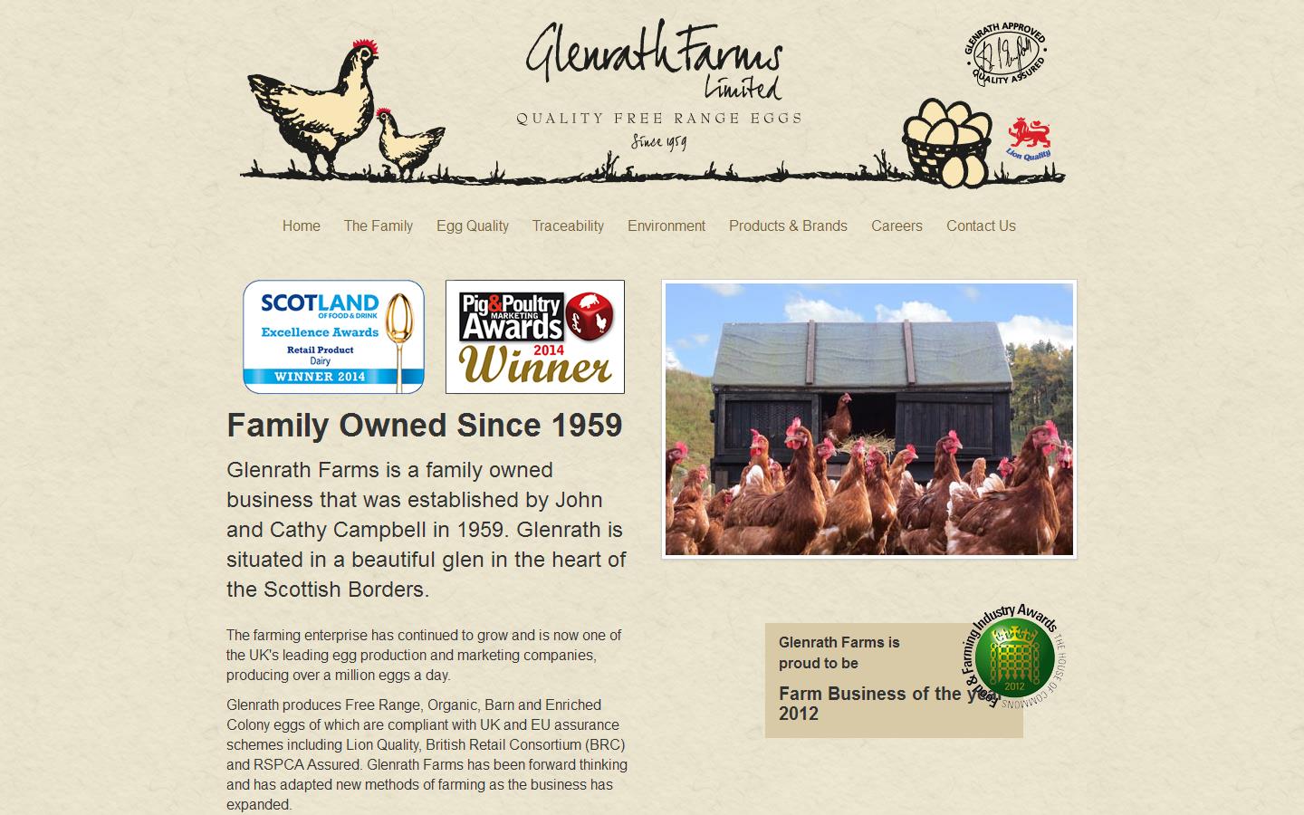 Glenrath Farms Ltd Website