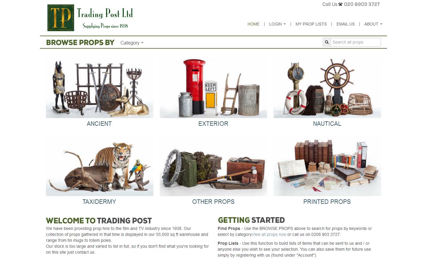 Trading Post Website