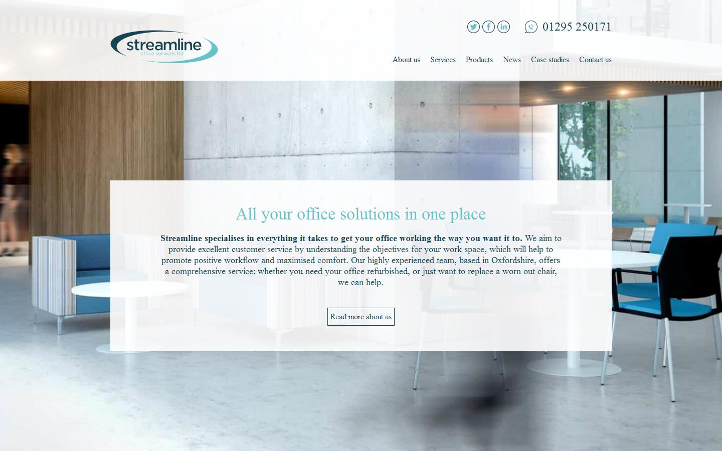 Streamline Office Services Ltd Website