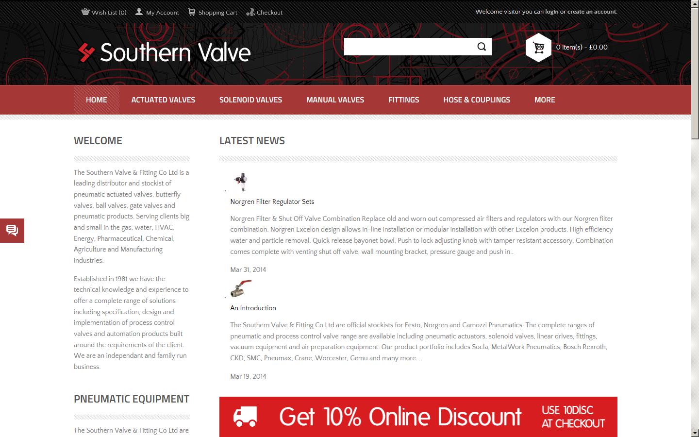 The Southern Valve & Fitting Co Website