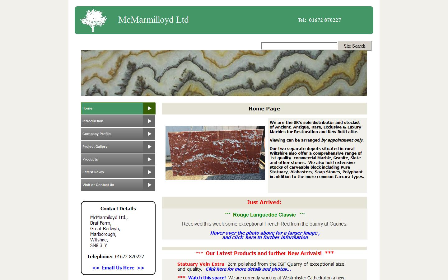 McMarmilloyd Ltd Website