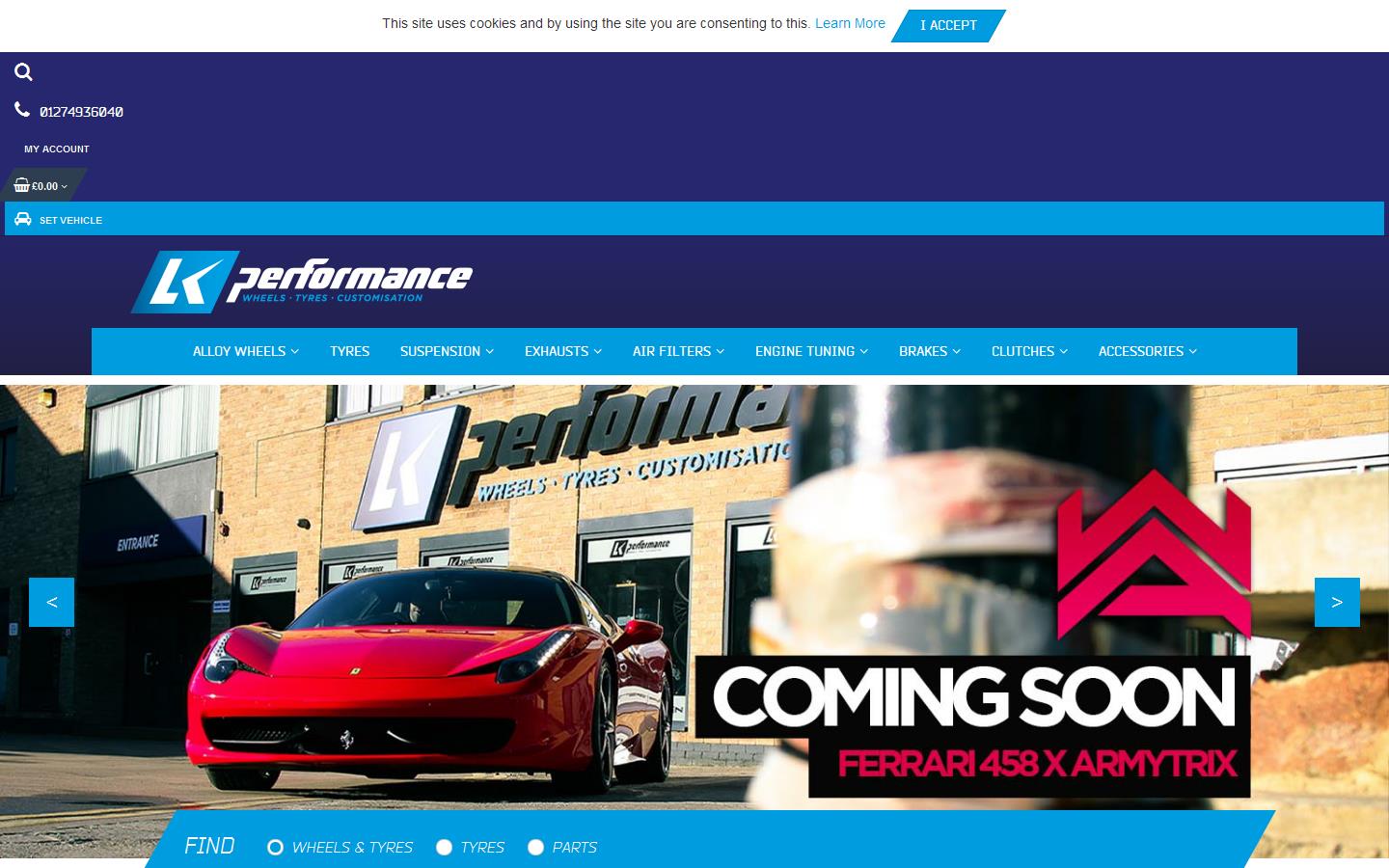 L K Performance Website