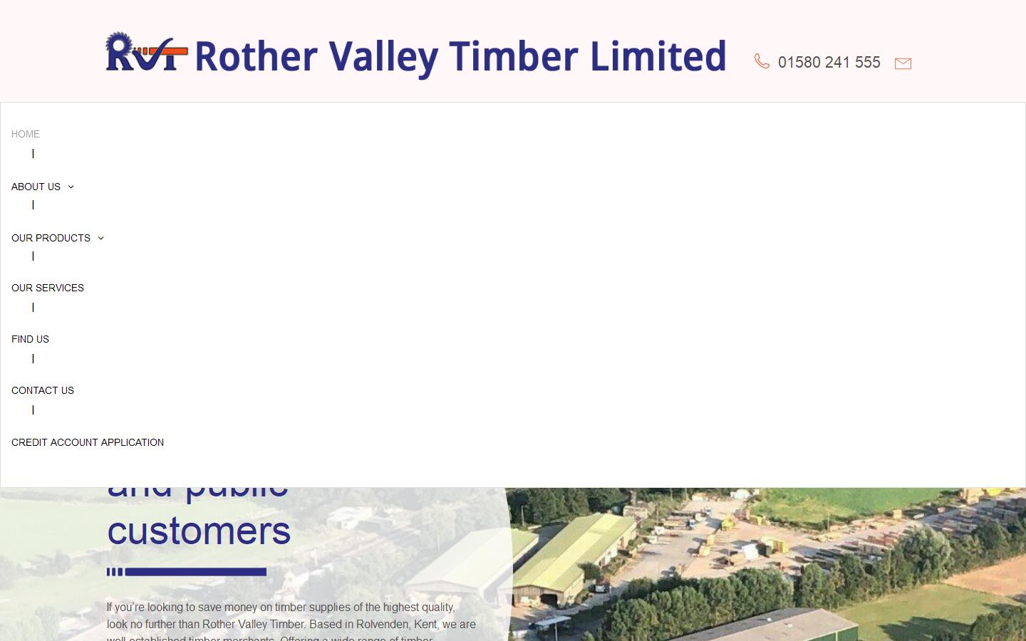 Rother Valley Timber Ltd Website