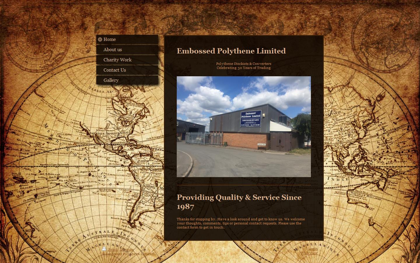 Embossed Polythene Ltd Website