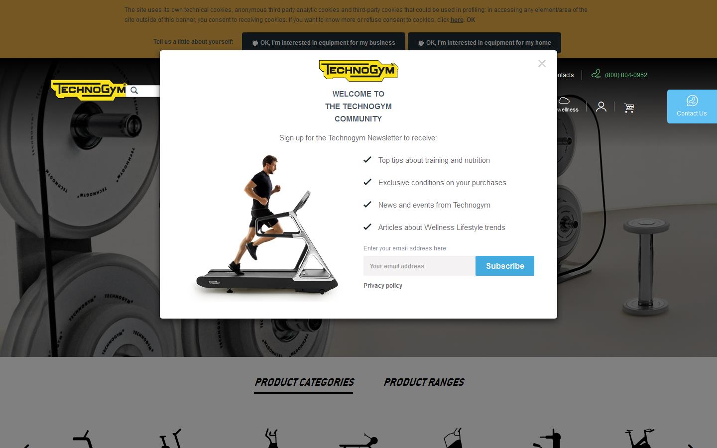 Technogym Website