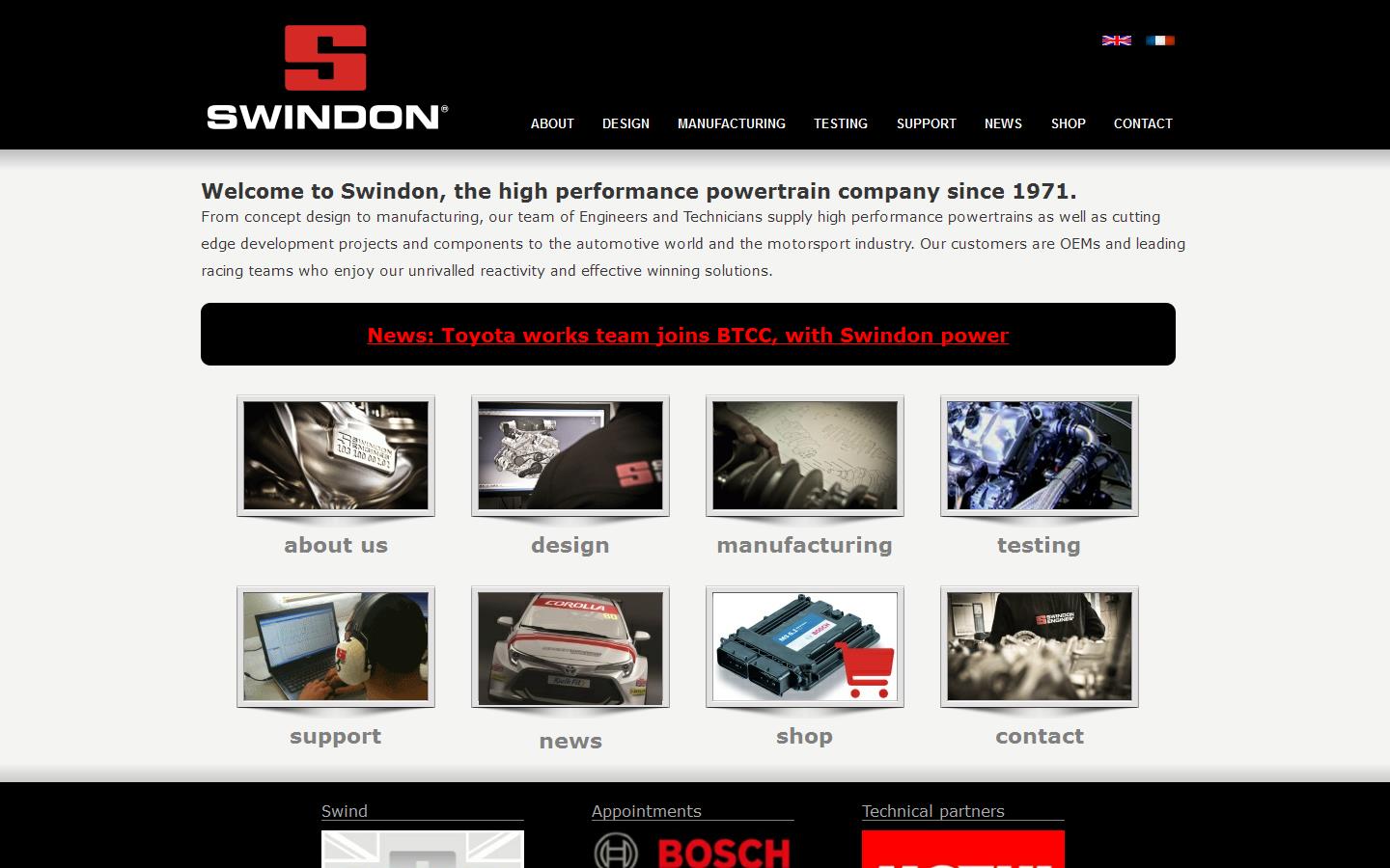 Swindon Engines Ltd Website