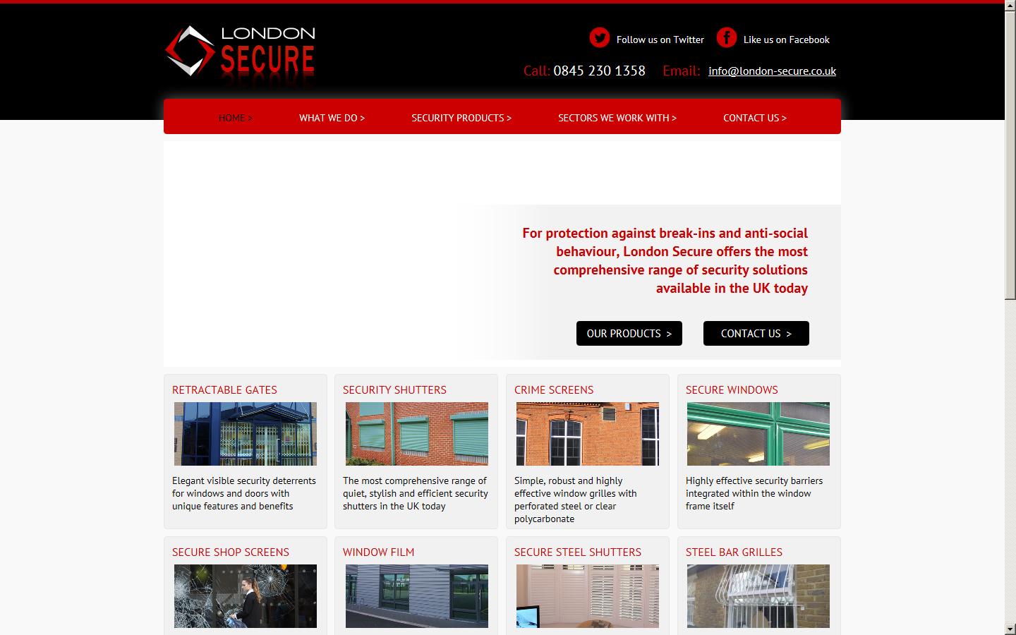 London Secure Ltd Website