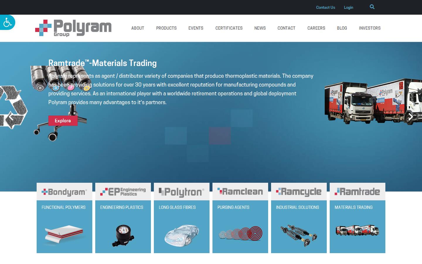 Polyram Group Website