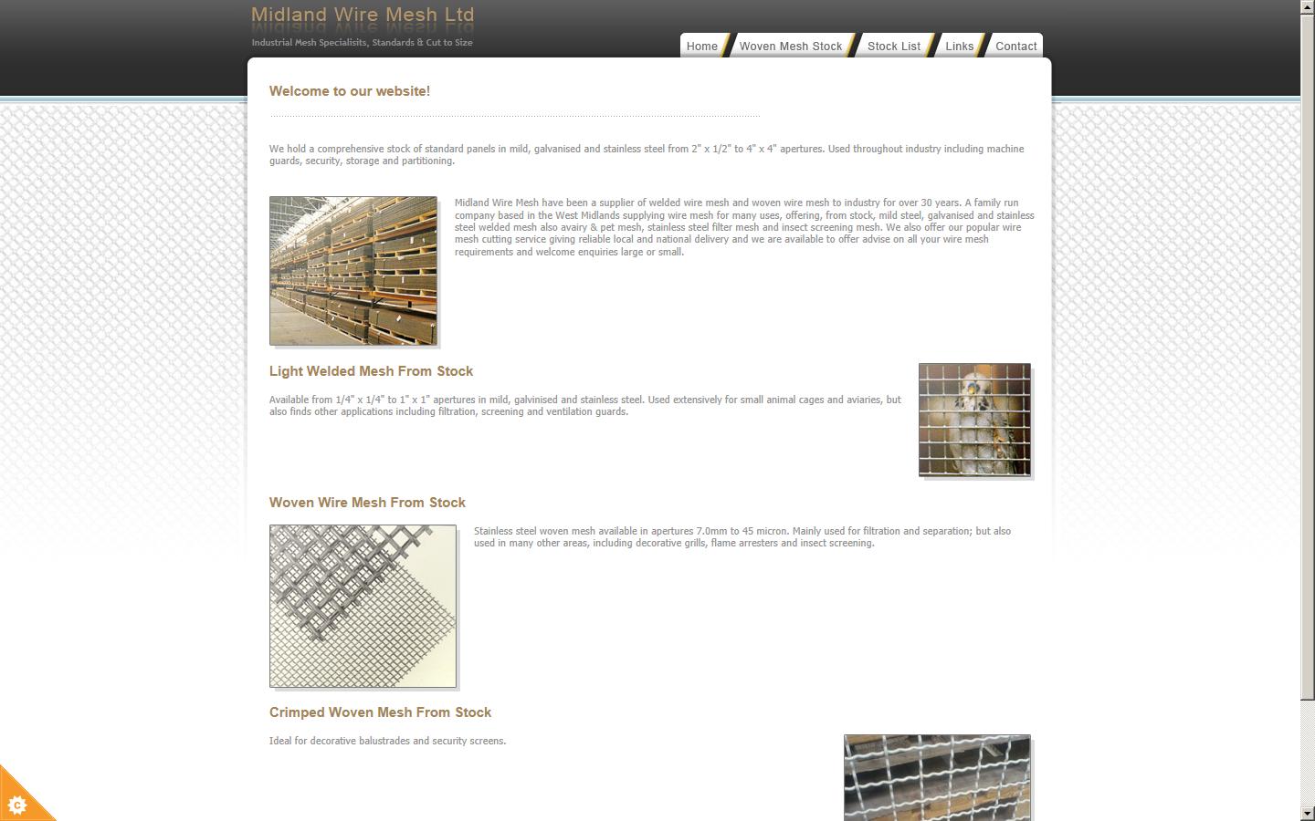 Midland Wire Mesh Ltd Website