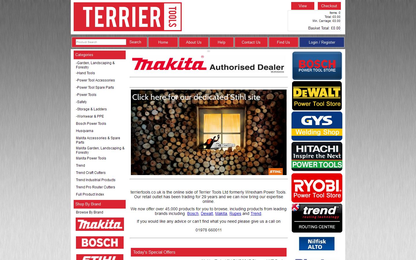 Terrier Tools Website