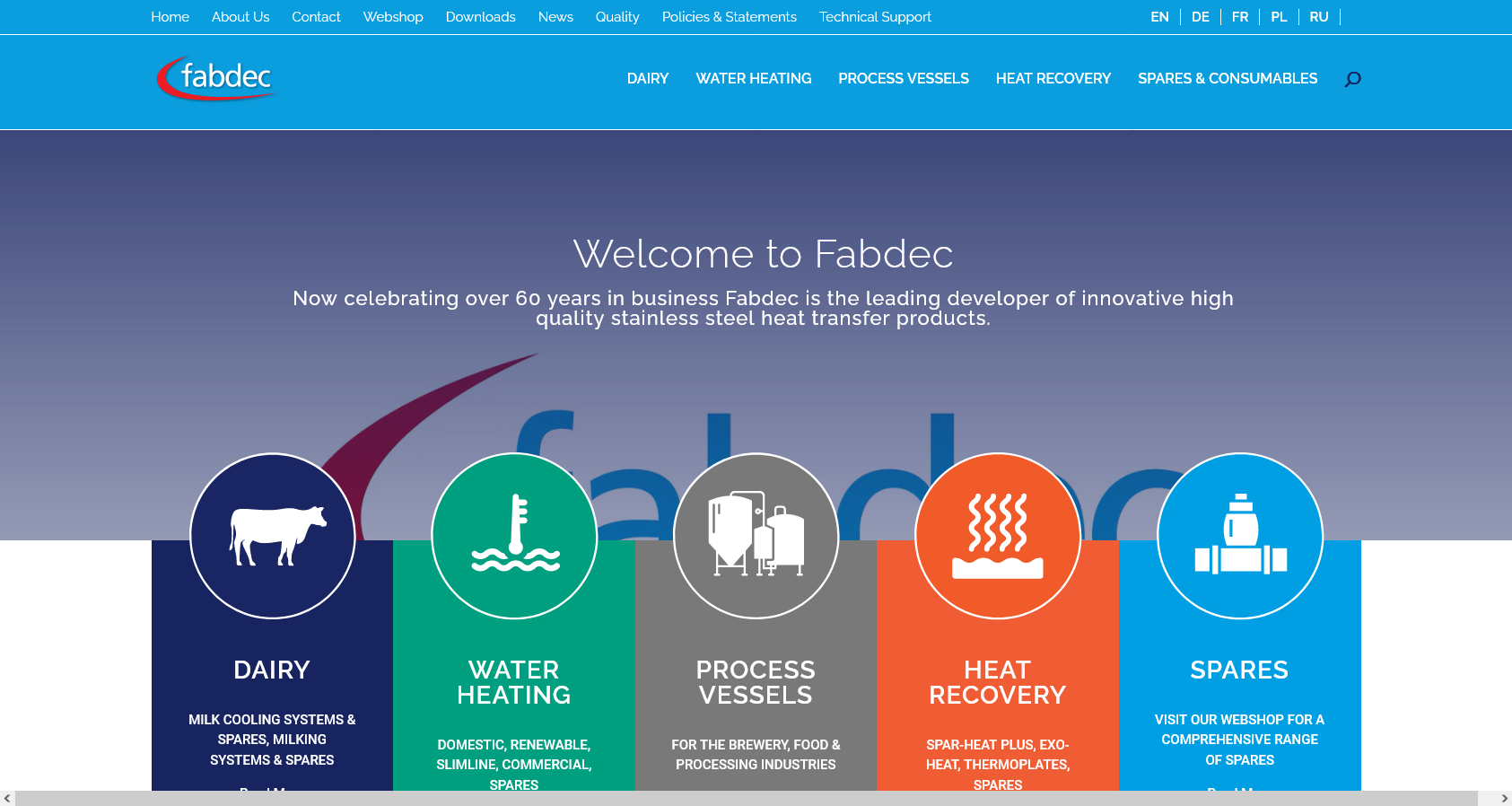 Fabdec Website