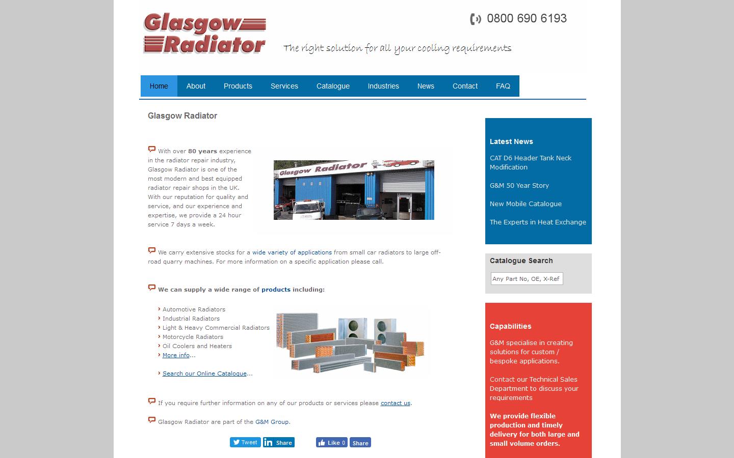 Glasgow Radiator Website