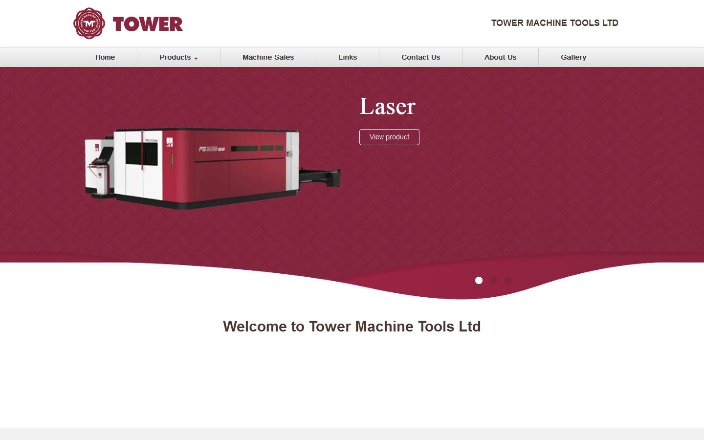 Tower Machine Tools Ltd Website