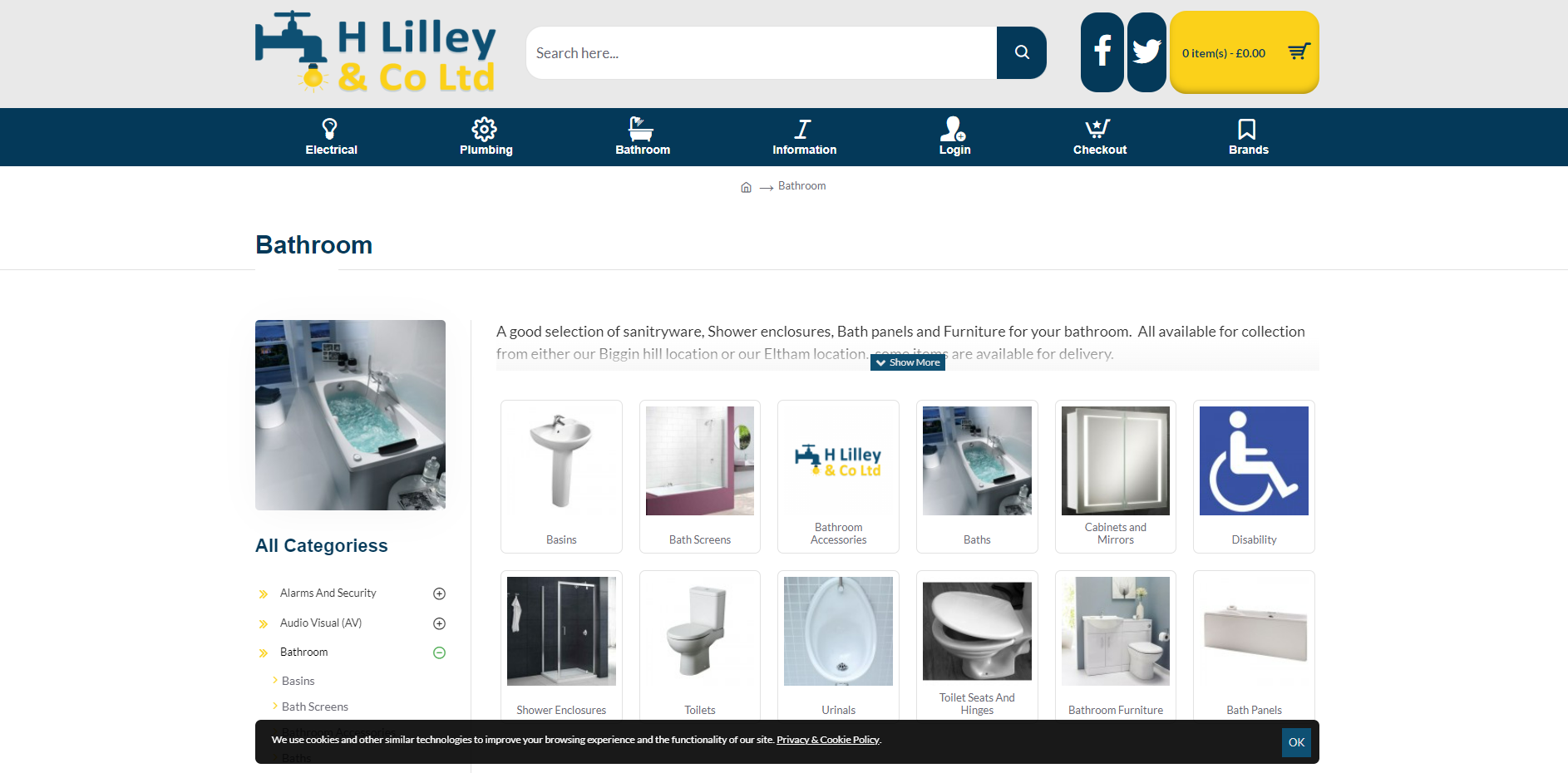 H Lilley & Co. Ltd Website