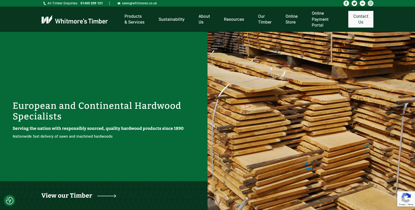 Whitmore''s Timber Co Ltd Website