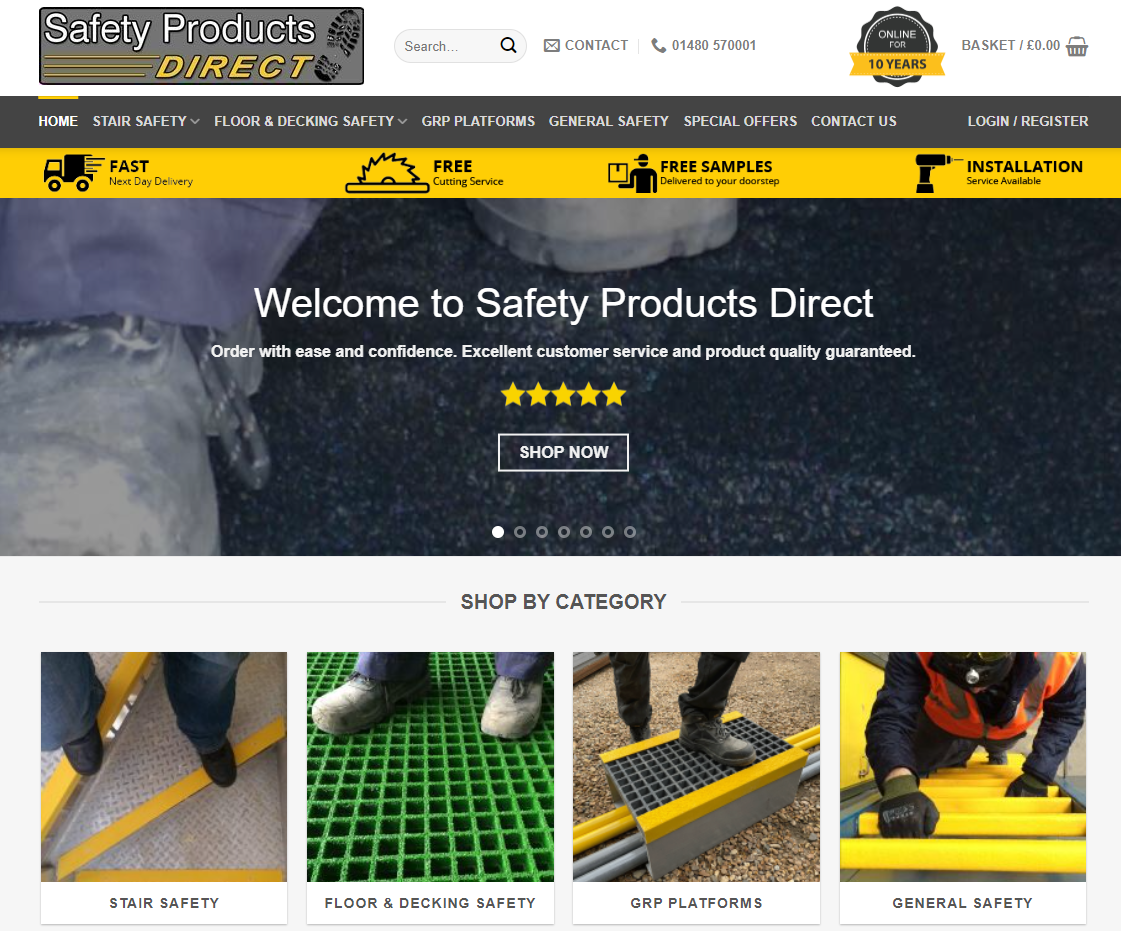 Safety Products Direct LTD  Website