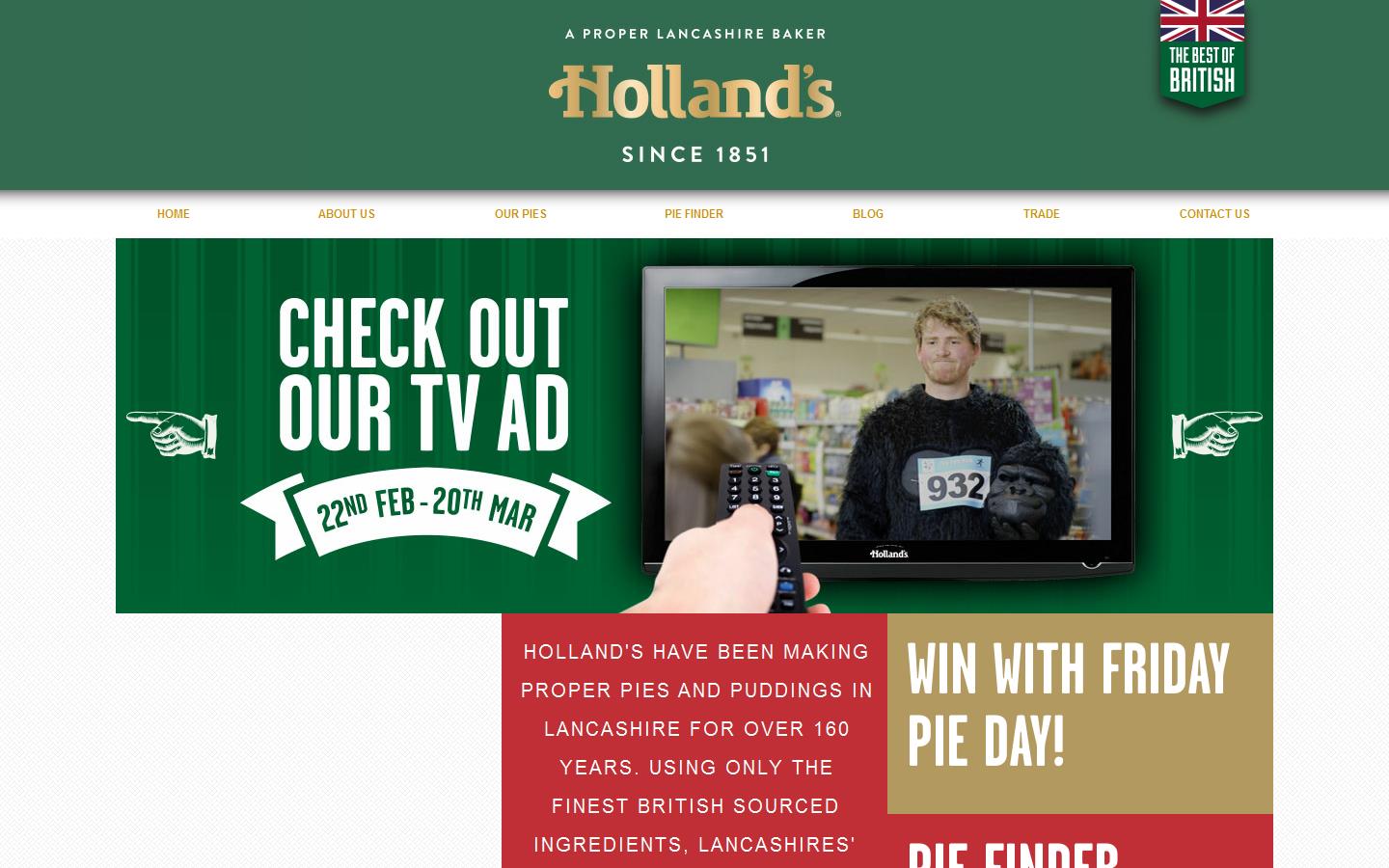 Holland Pies Website