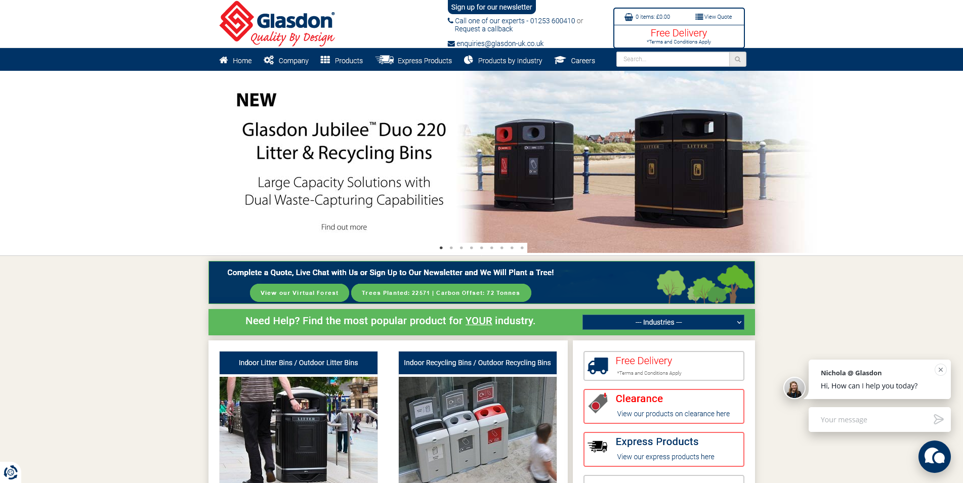 Glasdon UK Website