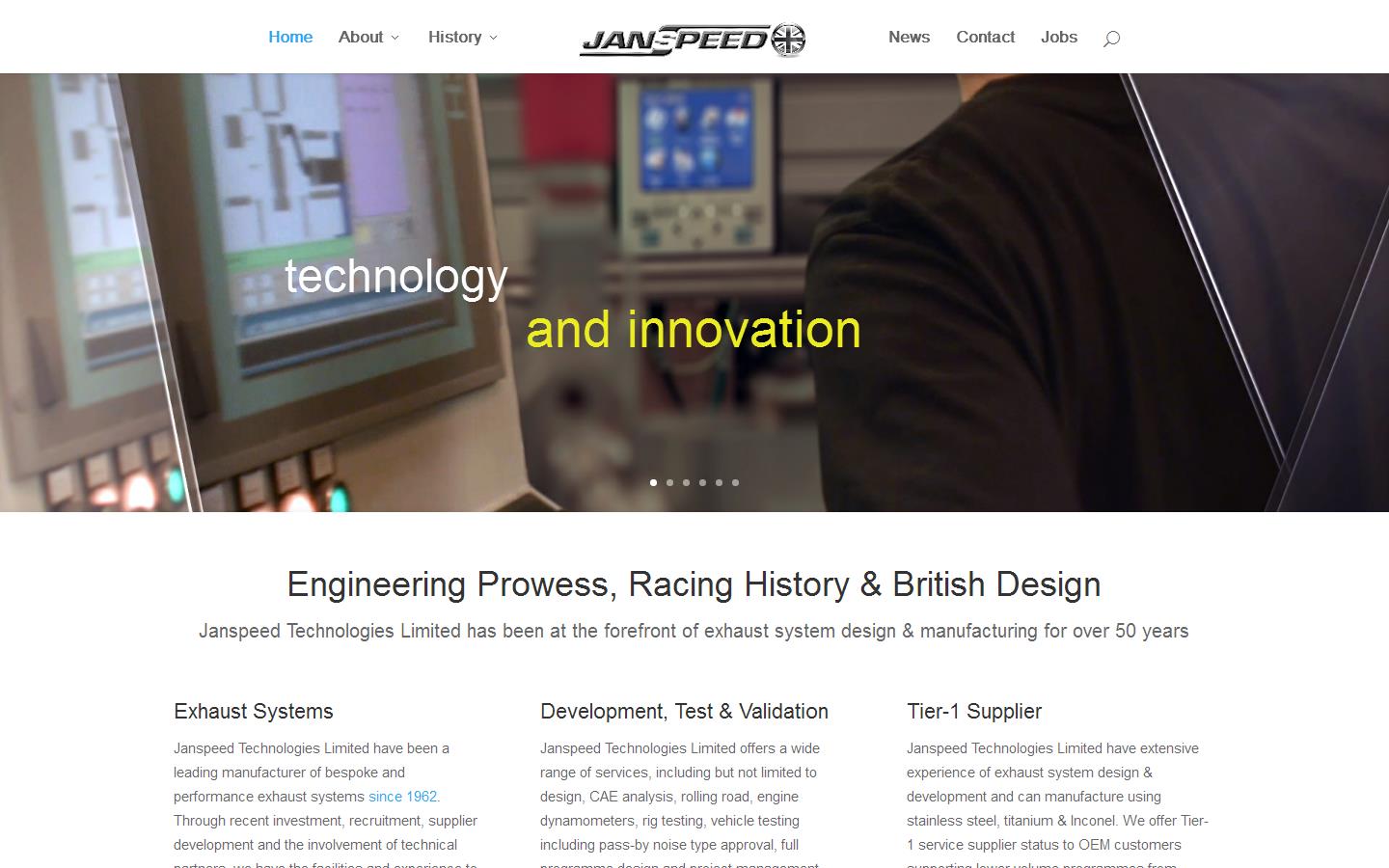 Janspeed Technologies Ltd Website