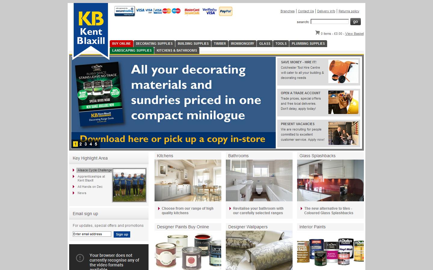 Kent Blaxill & Co. Ltd Website