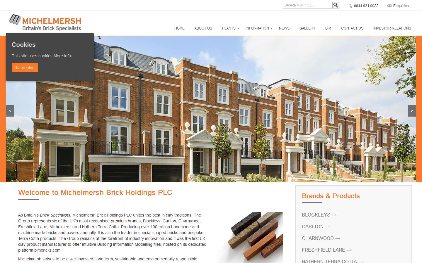 Michelmersh Brick Holdings Plc Website