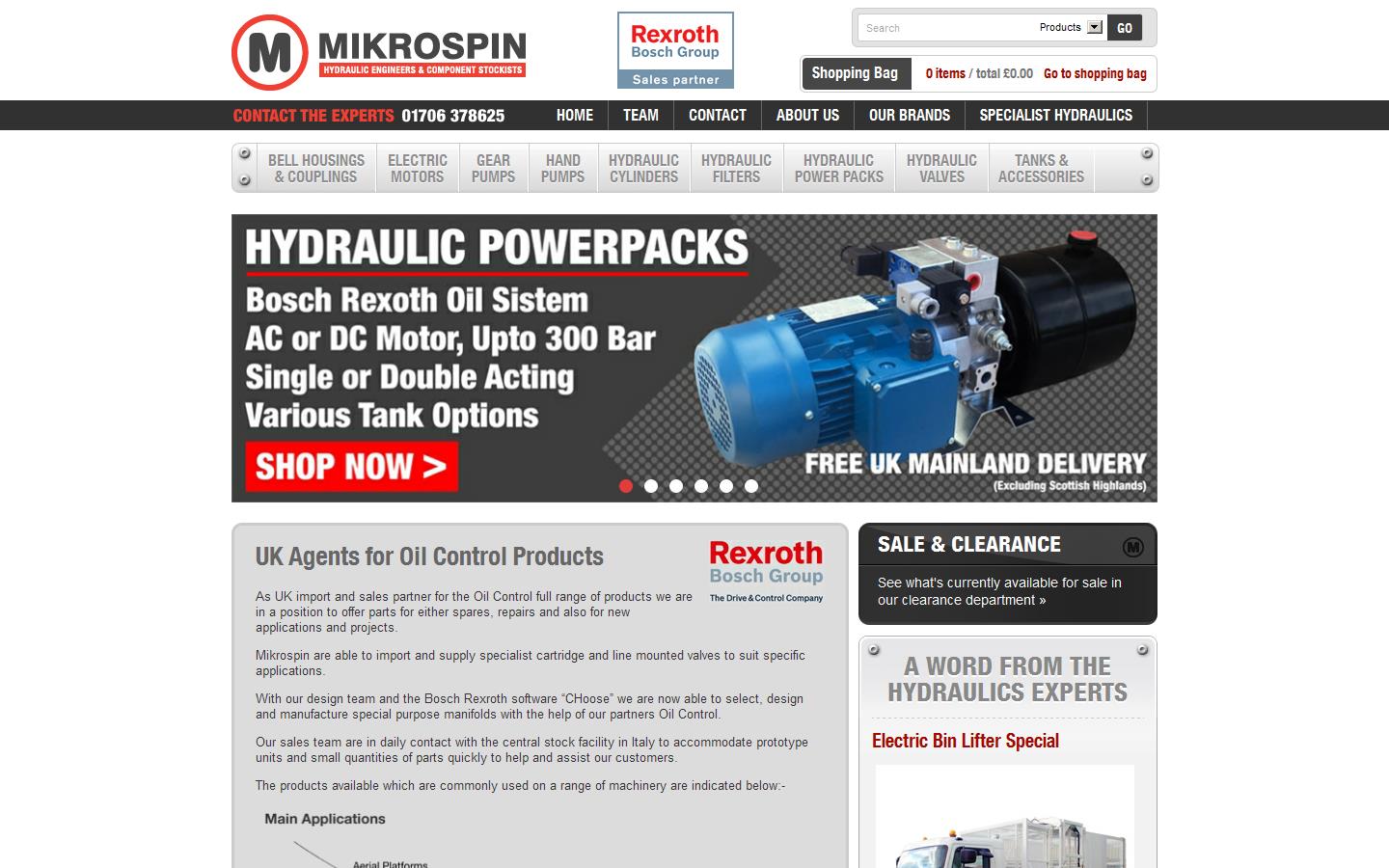 Mikrospin Website