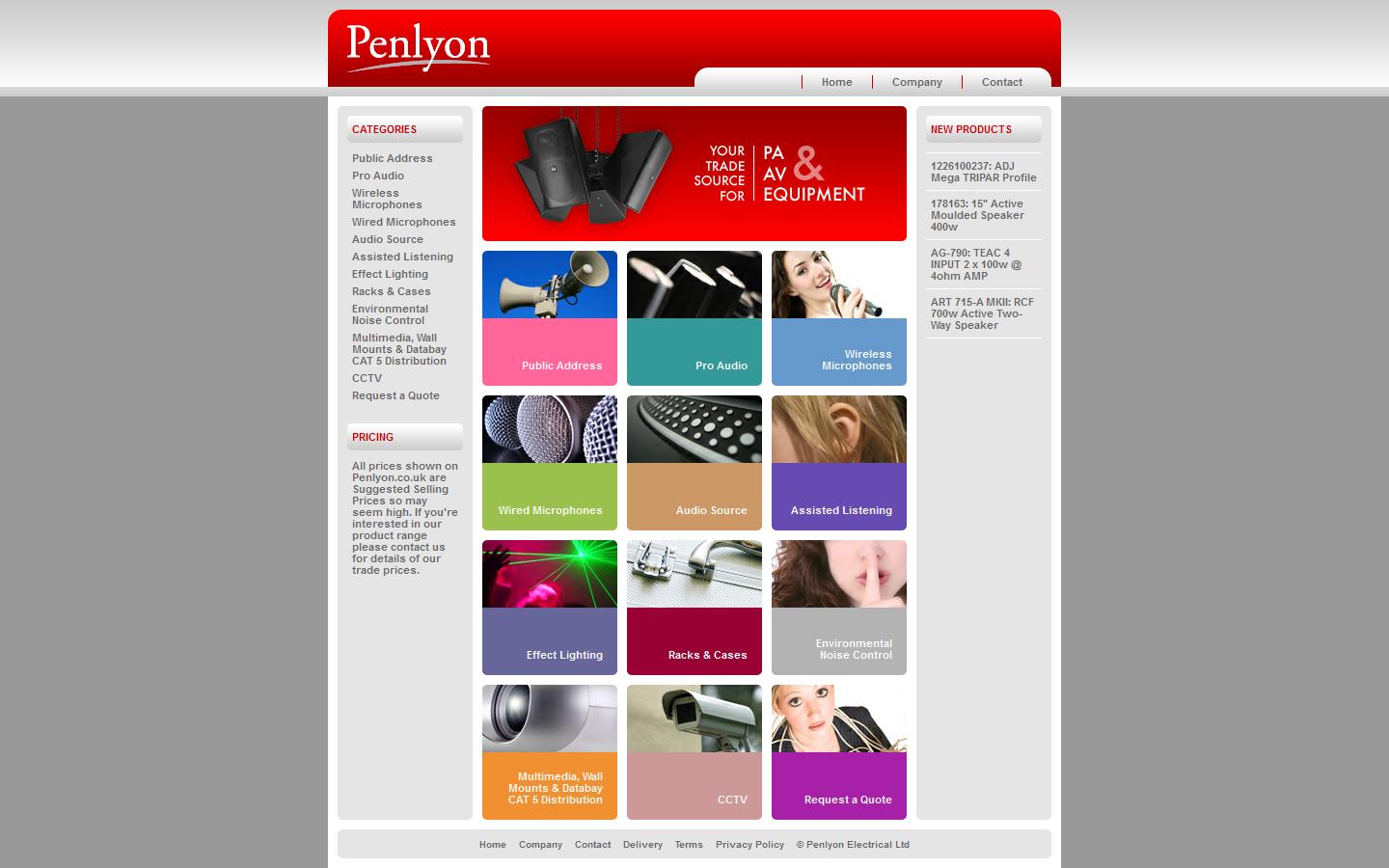 Penlyon Website