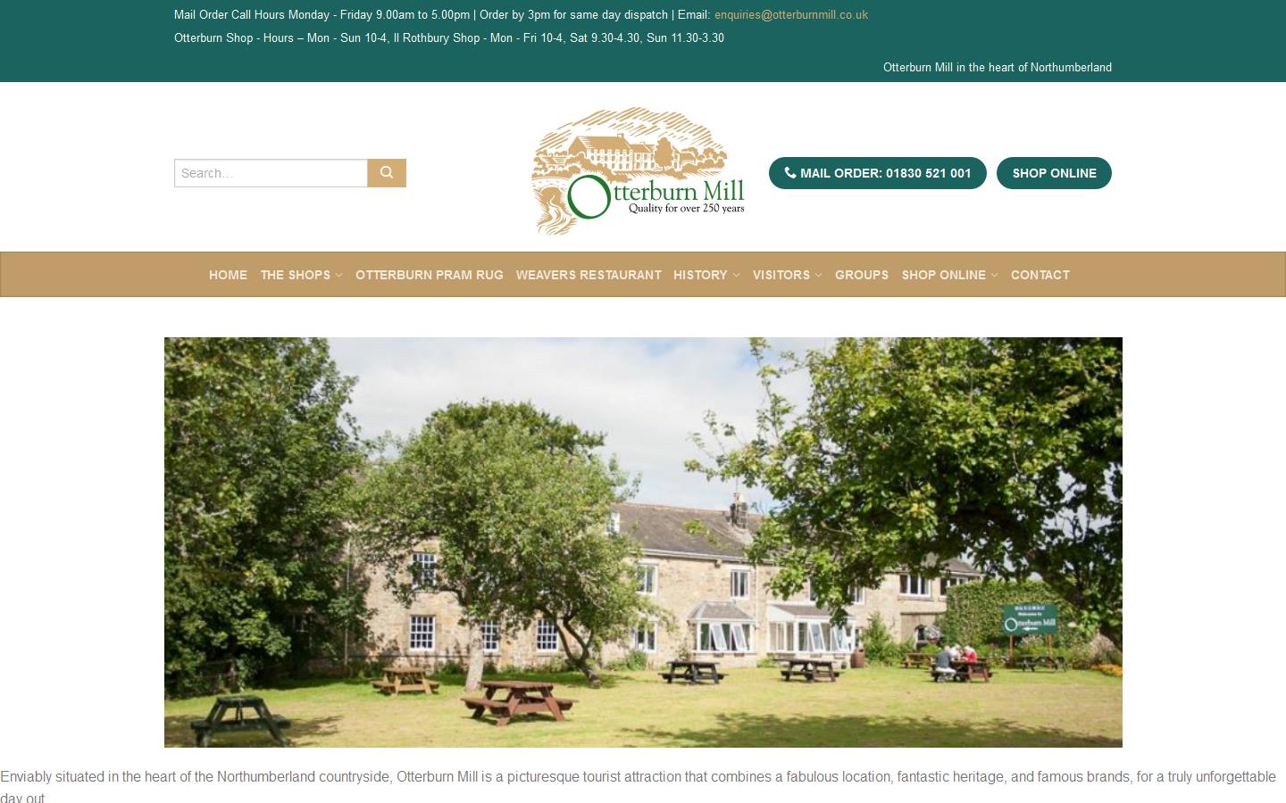 Otterburn Mills Website