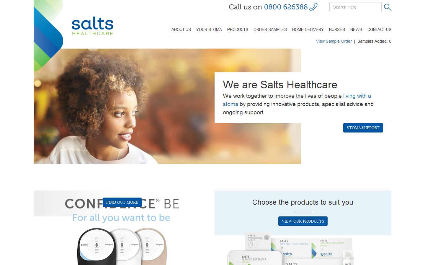 Salts Healthcare Website