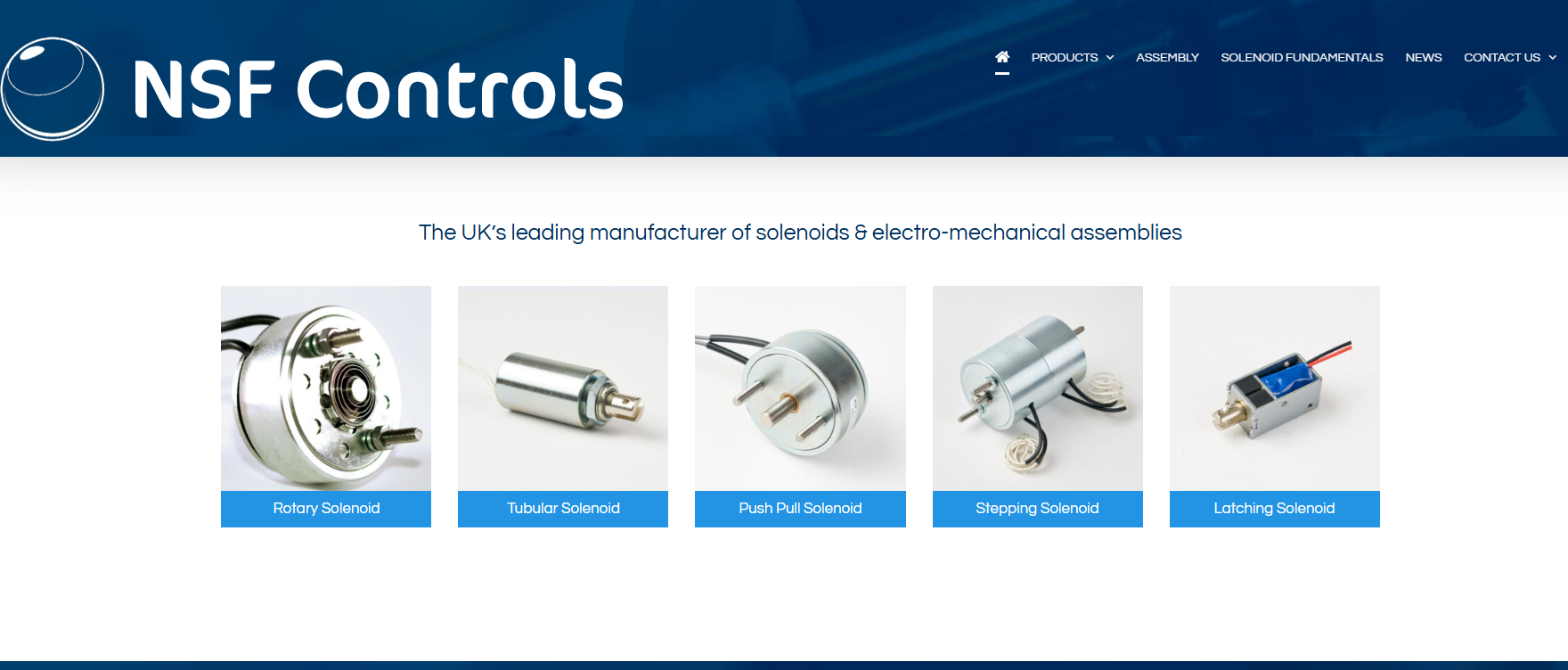 NSF Controls Ltd Website