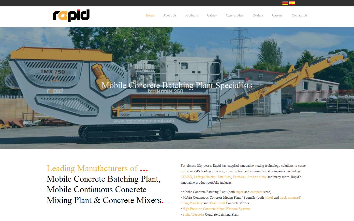 Rapid International Ltd Website