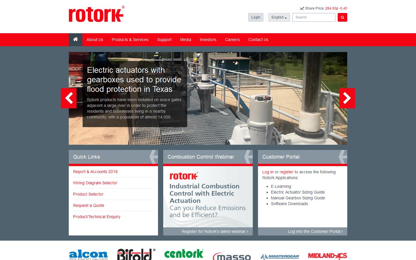 Rotork PLC Website