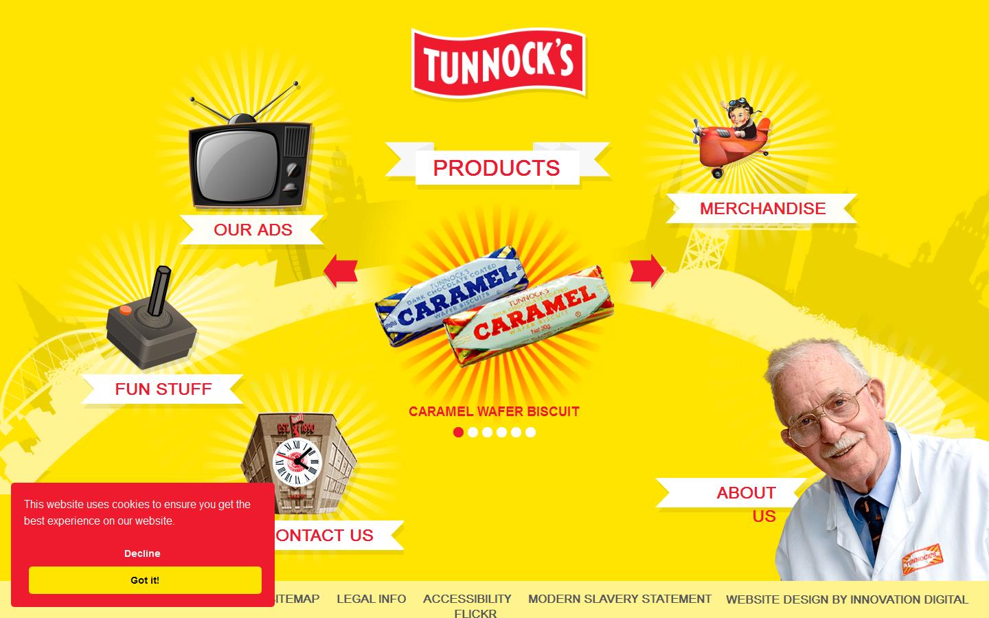 Thomas Tunnock Ltd Website