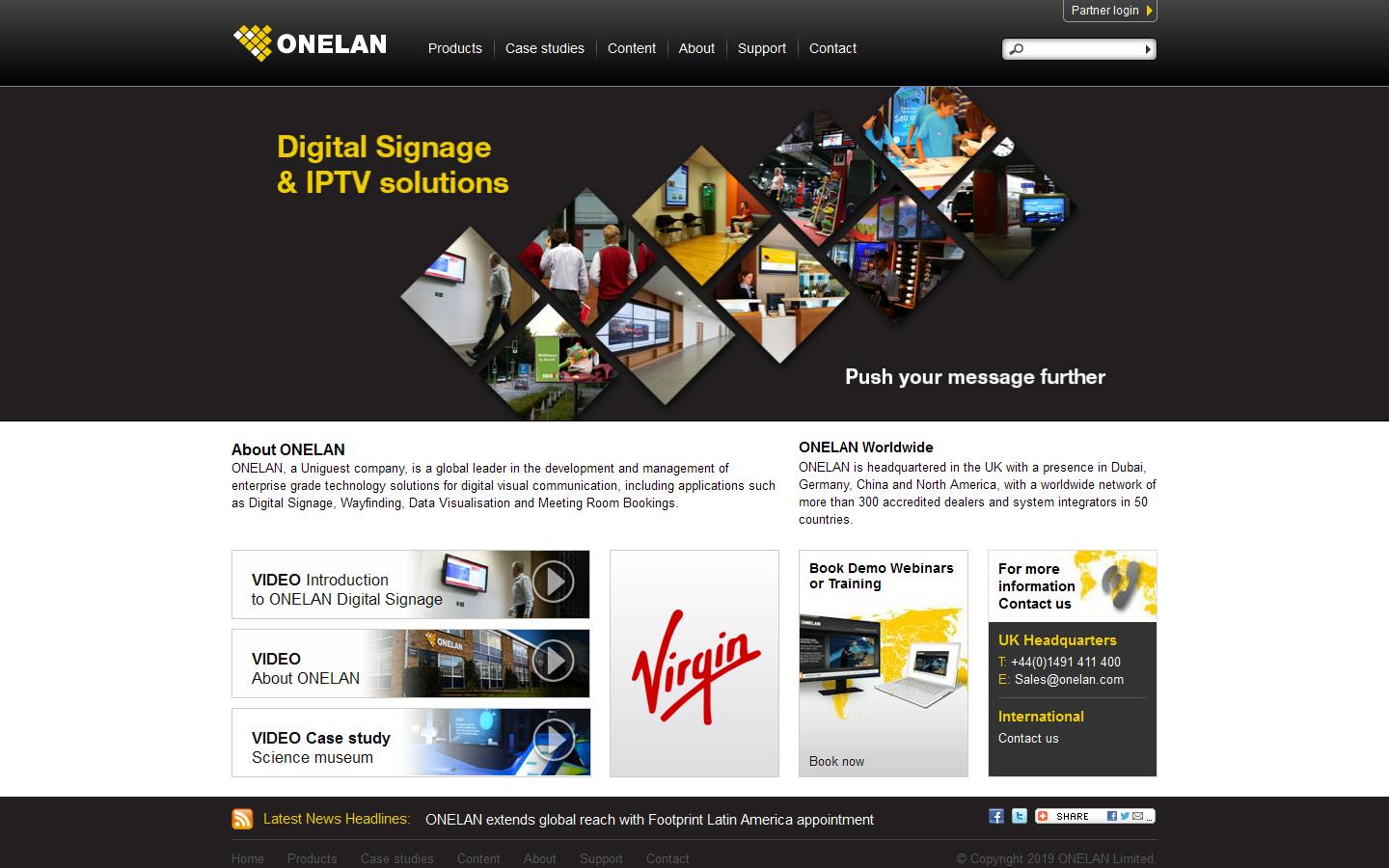 Onelan Ltd Website