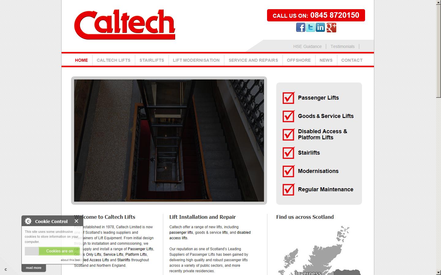 Caltech Ltd Website