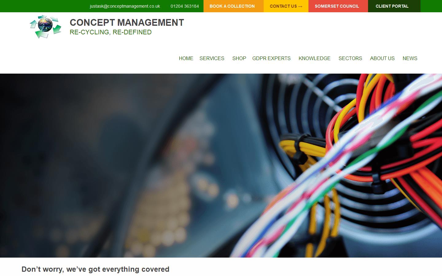 Concept Management Website