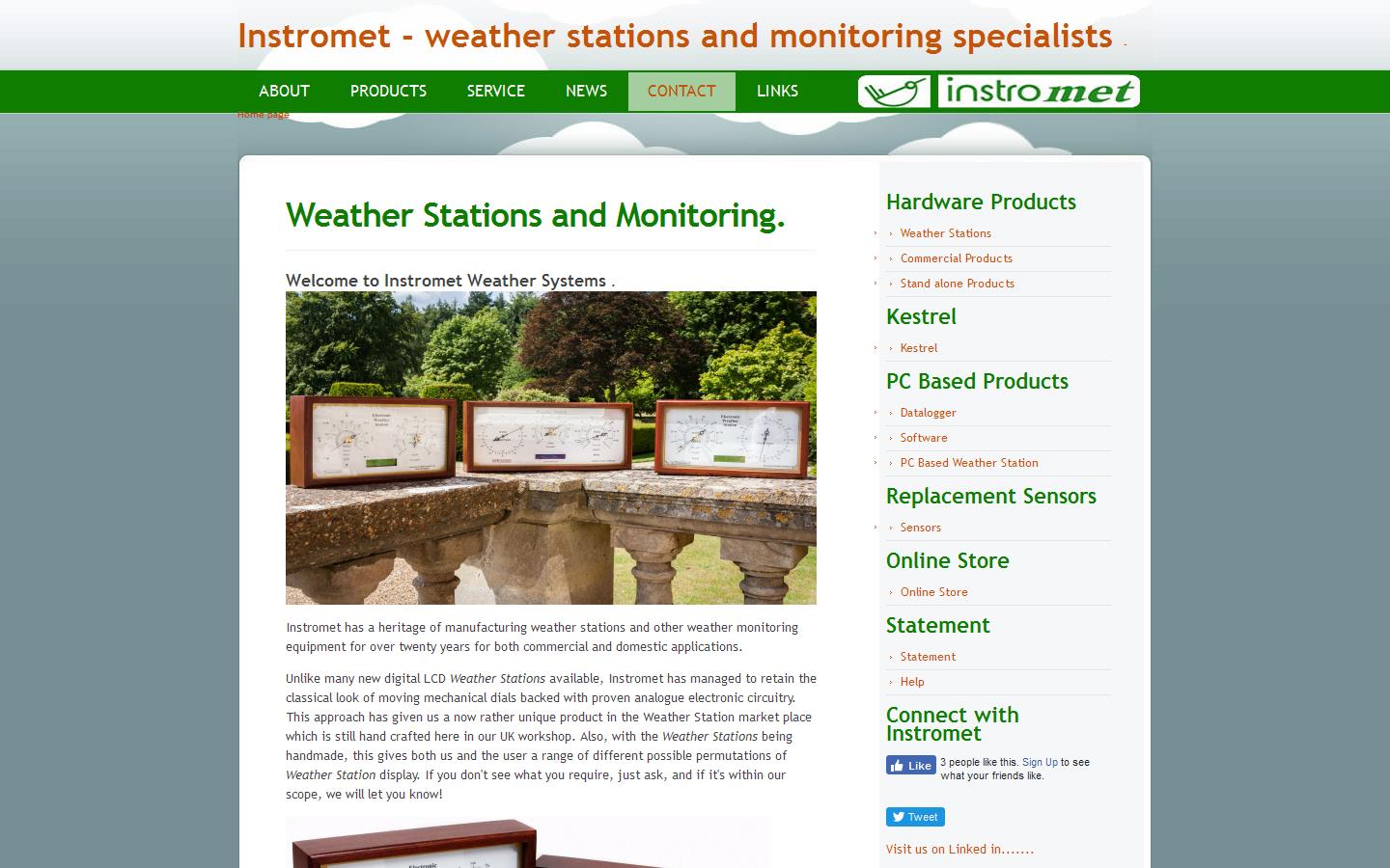 Instromet Weather Systems Ltd Website